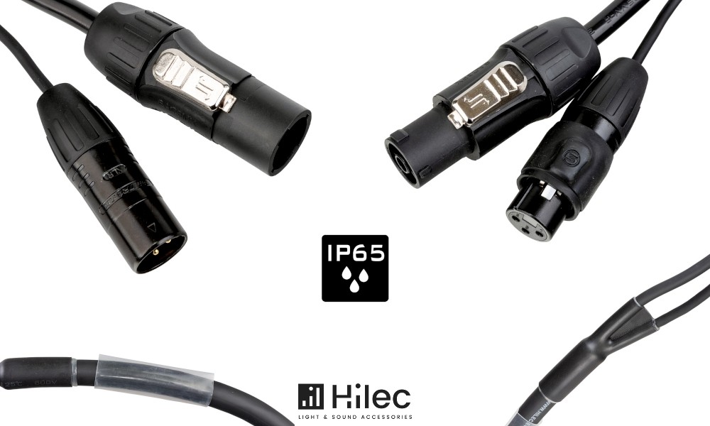HILEC PCT1-HYBRID-XLR3 Câble Hybride avec SEETRONIC TRUE1/XLR 3-pin, IP65