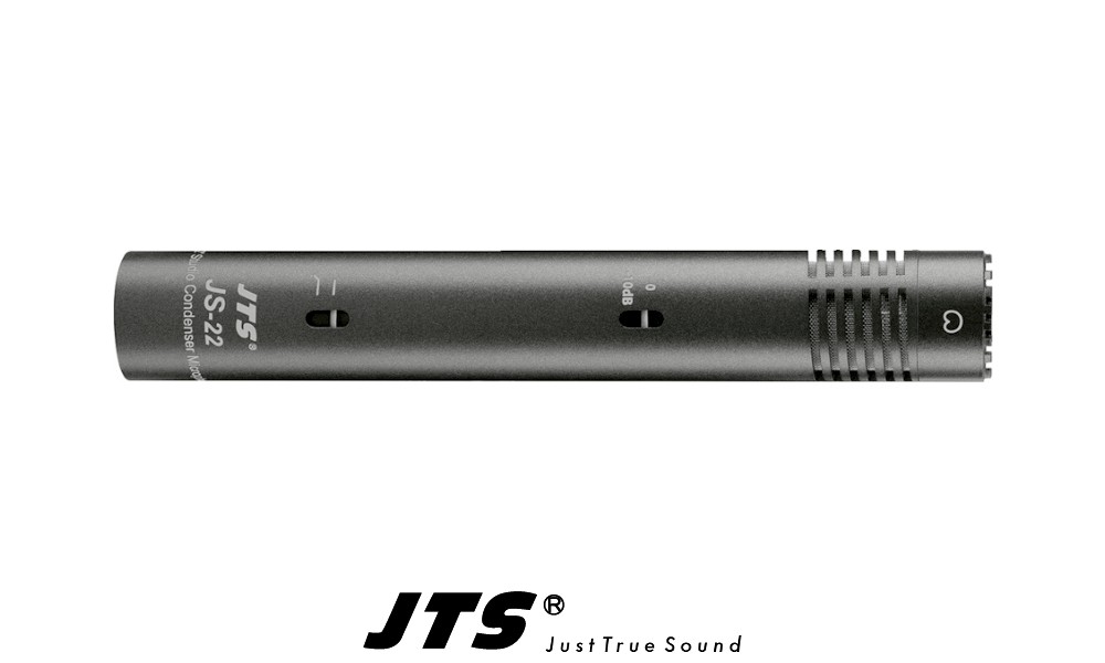 JTS JS-22 Microphone à condensateur cardioïde pour studio/instrument