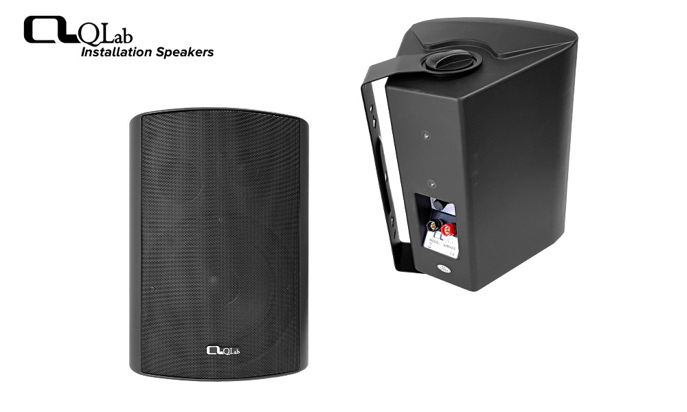 QLAB WM-40TB - Système d'enceinte 80W/100V/8 Ohms - noir - par paire