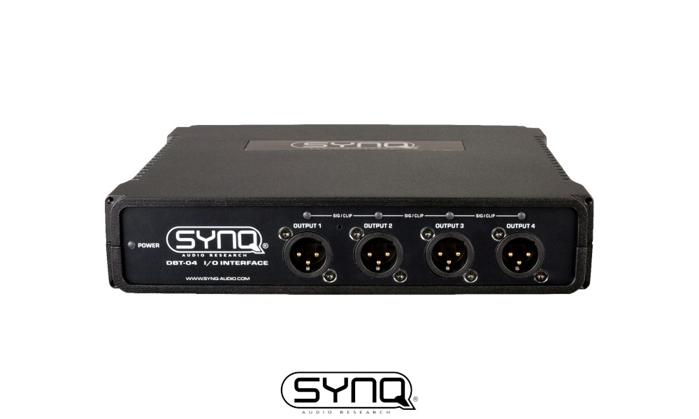 SYNQ DBT-04 Interface réseau Audio/DANTE® 4 sorties audio avec DSP