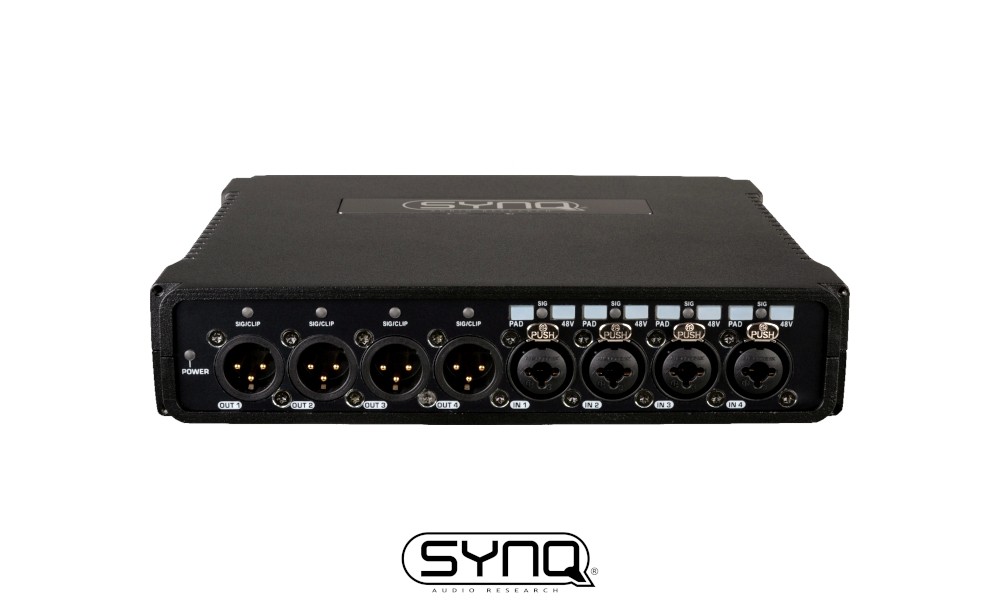 SYNQ DBT-44 Interface réseau Audio/DANTE® 4 audio IN/OUT avec DSP