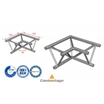 CONTESTAGE AG29-021 Angle triangulaire 90°, 2 Directions, finition ALU