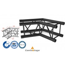 CONTESTAGE AGQUA-03 BLK Angle 120° - 2 Directions, finition NOIRE