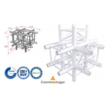 CONTESTAGE AGQUA-07W Angle 90° - 5 Directions, finition BLANC
