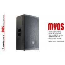 AUDIOPHONY MYOS-15A Enceinte active 15" avec DSP, 1000W RMS