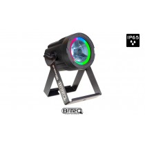 BRITEQ BT-NONAPIXEL WHITE Projecteur LED 60W, 3000K-6000K, RGB HALO-Ring, DMX, sans ventilateur, 4°/10°45°, IP65