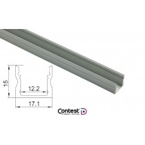 CONTEST TAPEprofil-B Profilé aluminium, 2m
