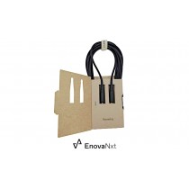 EnovaNxt Câble d'instrument audio Jack/Jack 6.35mm - True Mold Technology