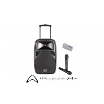 WHARFEDALE PRO EZ-12A Système de sonorisation portable 12" 100W, 2 x microphones à main UHF, Bluetooth, lecteur USB/SD