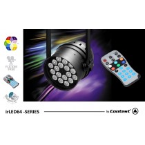 CONTEST irLED64-18x12SIXsb Projecteur PAR LED noir