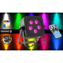 CONTEST irLEDFLAT-5x12SIXb Projecteur LED RGBWA&UV