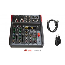 JB SYSTEMS LIVE-6 Table de mixage avec Mediaplayer, Bluetooth, USB, Processeur FX