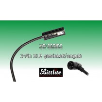 LITTLITE XR-SERIE Version Lampe 2.4W 3-Pin XLR COUDÉ