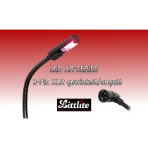 LITTLITE XR-LED Version LED 3-PIN XLR COUDÉ