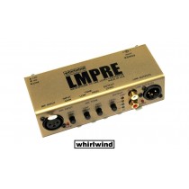 WHIRLWIND LMPRE - Préamplificateur actif pour micros avec limiteur de crêtes, convertit le signal micro en un signal ligne, XLR/F-XLR/M, RCA