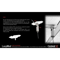 LuxyMod FIX11 Clip de fixation pour faux plafond