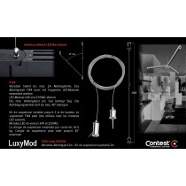 LuxyMod FIX4 Kit de suspension ajustable 2m