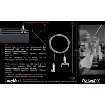 LuxyMod FIX5 Kit de suspension ajustable 2m avec clip