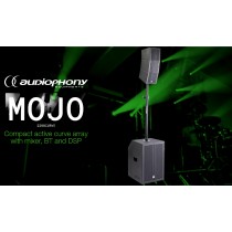 AUDIOPHONY MOJO2200curve Système PA actif BT/DSP 800W/1600W