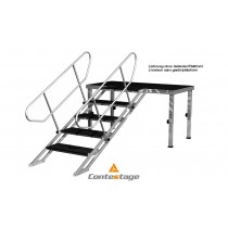 CONTESTAGE PLT-ST80140 Escalier réglable, 5 marches pour série STAGE