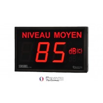 PREVENTEC SENSIBEL ONE+ Affichage du niveau sonore en dB(A), dB(C) ou Lpc, Enregistrement, Microphone de mesure, Support
