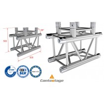 CONTESTAGE QUATRO-A03 heavy-duty Angle 90°, 3 Directions, finition ALU