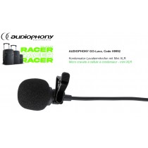 AUDIOPHONY GO-LAVA Microphone de Lavalier pour la série RACER et GO-80