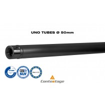 CONTESTAGE UNO-150B Tube 150cm, Ø50mm, finition NOIRE