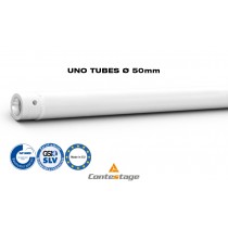CONTESTAGE UNO-200W Tube 200cm, Ø 50mm, finition BLANC