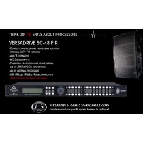 WHARFEDALE PRO VERSADRIVE SC-48 FIR Processeur d'enceintes DSP avec FIR-filtres 4IN/8OUT