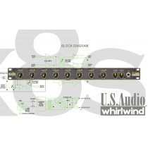 WHIRLWIND MIX-8S Mixer de lignes mono/stéréo