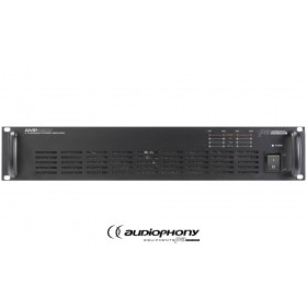 AUDIOPHONY AMP4300 Amplificateur digital 4 canaux, 19"/2U, 4x300W RMS, HI-Z 70/100V, ventilateur, auto-standby