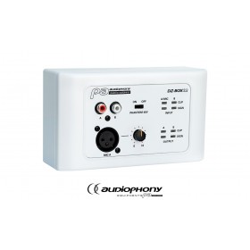 AUDIOPHONY DZ-BOX22 Box avec entrée micro/ligne, gain, fantôme +48V, 2 sorties ligne symétriques