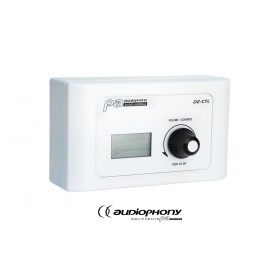 AUDIOPHONY DZ-CTL Controller avec écran LCD éclairé, commutateur rotatif pour entrée, zone, volume