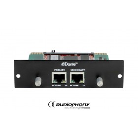 AUDIOPHONY DZ-DANTE Module enfichable DANTE™ - étend la DZ-MATRIX de 8 entrées/sorties numériques DANTE™, fonction d'urgence
