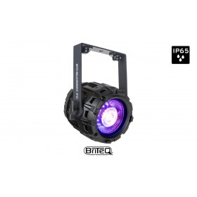 BRITEQ BTI-BLINDER1 FX Blinder 70W, 1650K-2700K, DMX, Amber-drift, effet d'aura RGB, 28°, IP65