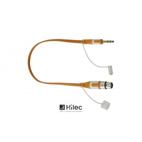 HILEC CFLAT-JSXF Câble audio plat Jack stereo 6.3mm - XLR/F, femelle, 3 pôles
