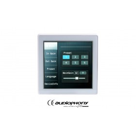 AUDIOPHONY DTCL Controller avec écran LCD tactile rétroéclairé. Compatible avec Audiophony DZONE88