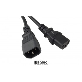 HILEC IECMF-SERIE Câble d'alimentation IEC (mâle/femelle) - Longueurs 1m/3m/5m