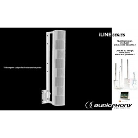 AUDIOPHONY iLINE83supw Support mural blanc