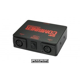 WHIRLWIND IMP MIC Combiner - conduit deux signaux de microphone symétriques/à basse impédance vers une sortie symétrique, Phase, XLR/F-XLR/M