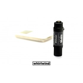 WHIRLWIND ISOPOD Isolateur de ligne - adapte parfaitement le signal de l'iPod®, de la Tablet ou du Smartphone à une table de mixage, Jack 3.5mm-XLR/M