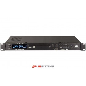 JB SYSTEMS USB3.1-RDS Lecteur multimédia CD/USB/SD/FM, 2 sorties audio indépendantes, 19"/1U