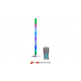 JB SYSTEMS PIXEL-PIPE Tube lumineux à LED RGB, couleurs fixes, changement de couleur, fade de couleur, mode auto/sound, DMX