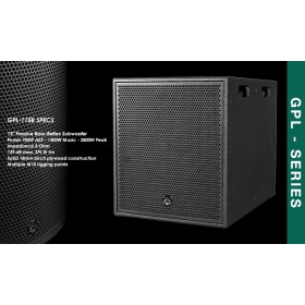 WHARFEDALE PRO GPL-115B Subwoofer bass-reflex passif 15", 700W/2800W/8Ω