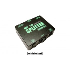 WHIRLWIND IMP SP1x3LL LINE SPLITTER - divise un signal symétrique sans perte sur trois sorties, Groundlift, XLR/F-XLR/M