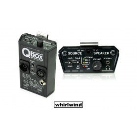 WHIRLWIND QBOX - Testeur pour systèmes de sonorisation, du micro à l'amplificateur - Fonction intercom, contrôle XLR, phase et fantôme, signal test, XLR/F-XLR/M