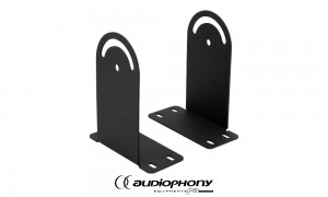 AUDIOPHONY FIXlineB Support mural noir