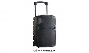 AUDIOPHONY RACER120evo Système de sonorisation portable 120W RMS, Mixeur, USB, Bluetooth, TWS