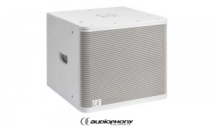 AUDIOPHONY SLINE112SubW Subbass passif 12" blanc, 350W RMS/8Ω